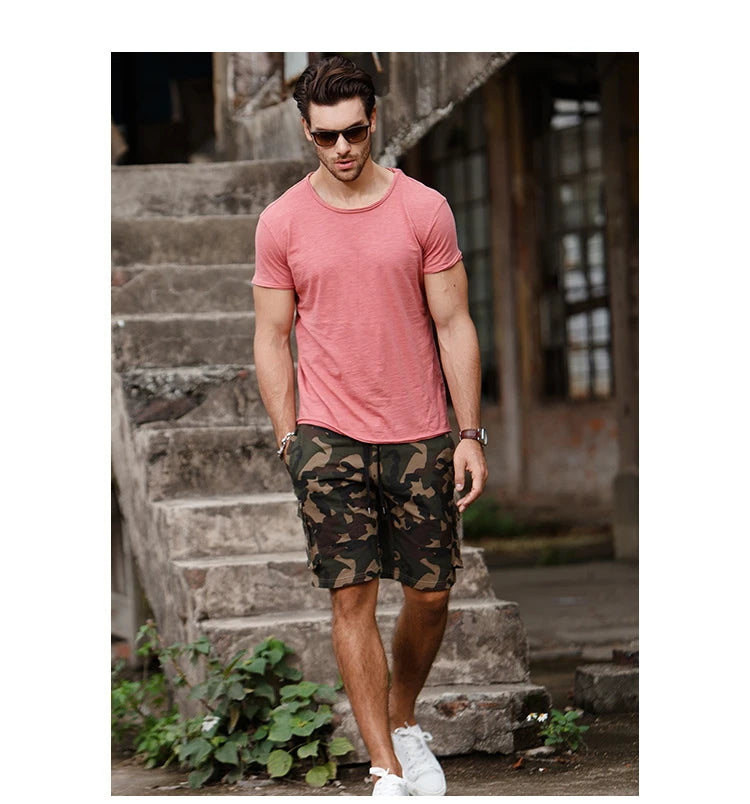 Slub Cotton Crew Neck T-Shirt