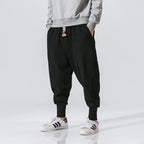 Relaxed Cotton Linen Trousers