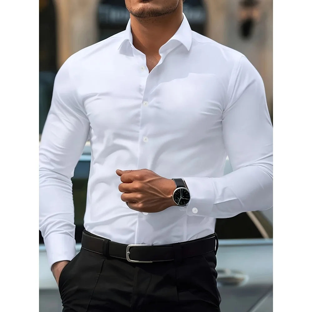 Broadcloth Button-Front Shirt