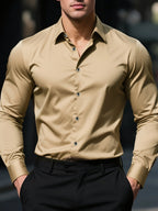Broadcloth Button-Front Shirt