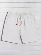 Drawstring Linen Shorts