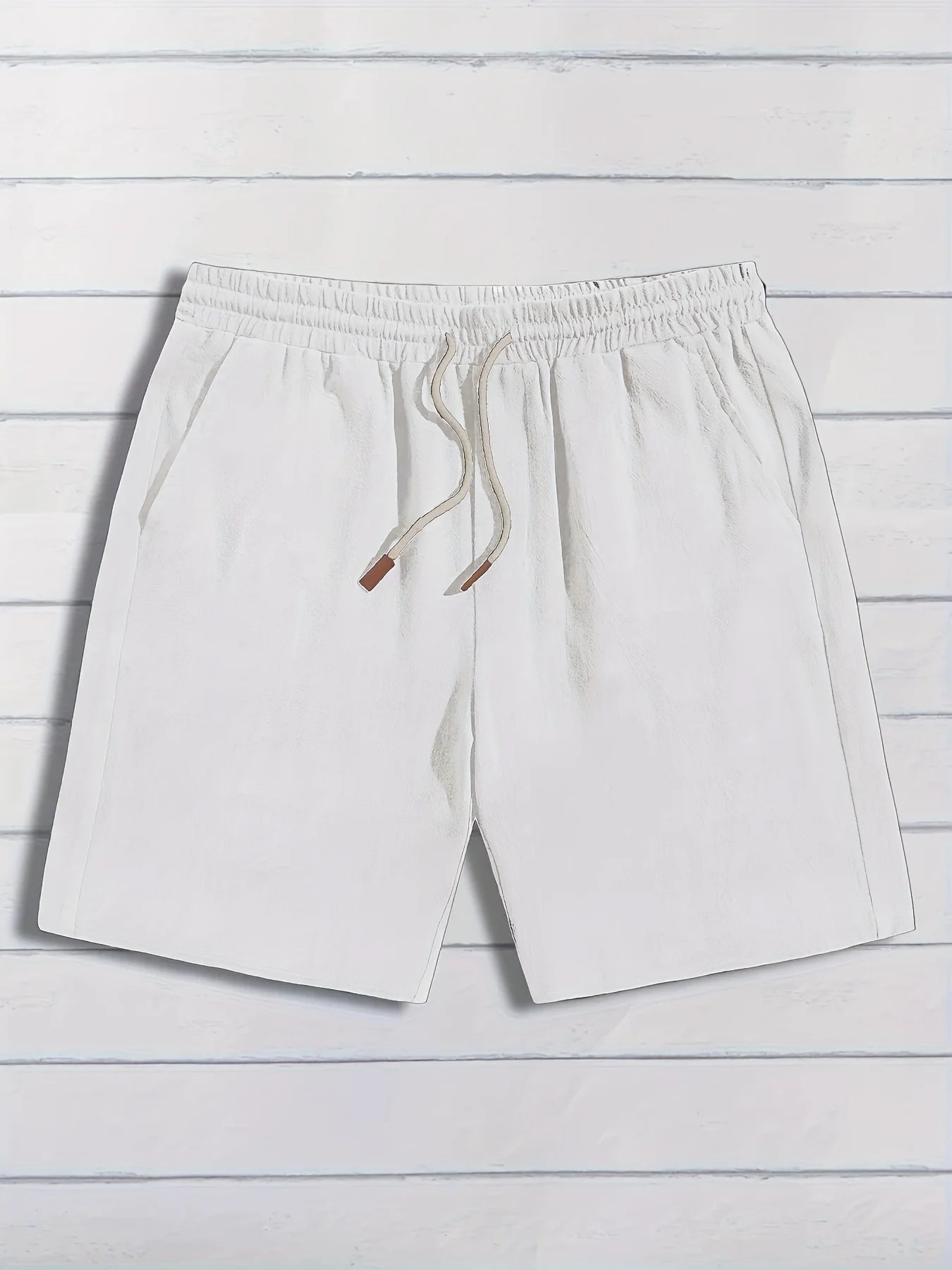 Drawstring Linen Shorts