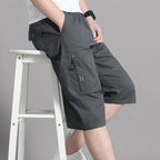 Cotton Cargo Knee Shorts