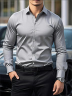 Broadcloth Button-Front Shirt