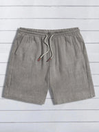 Drawstring Linen Shorts
