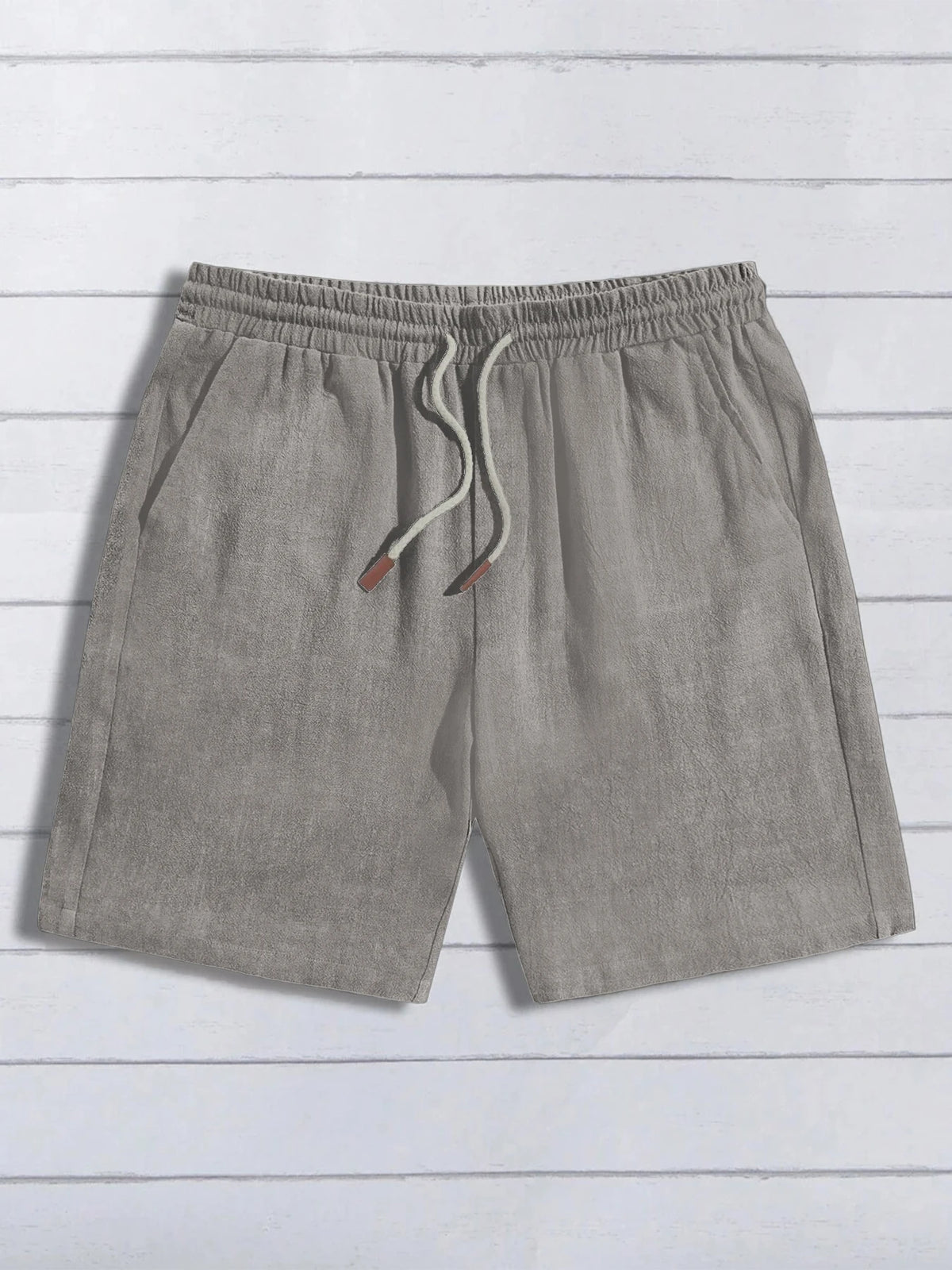 Drawstring Linen Shorts