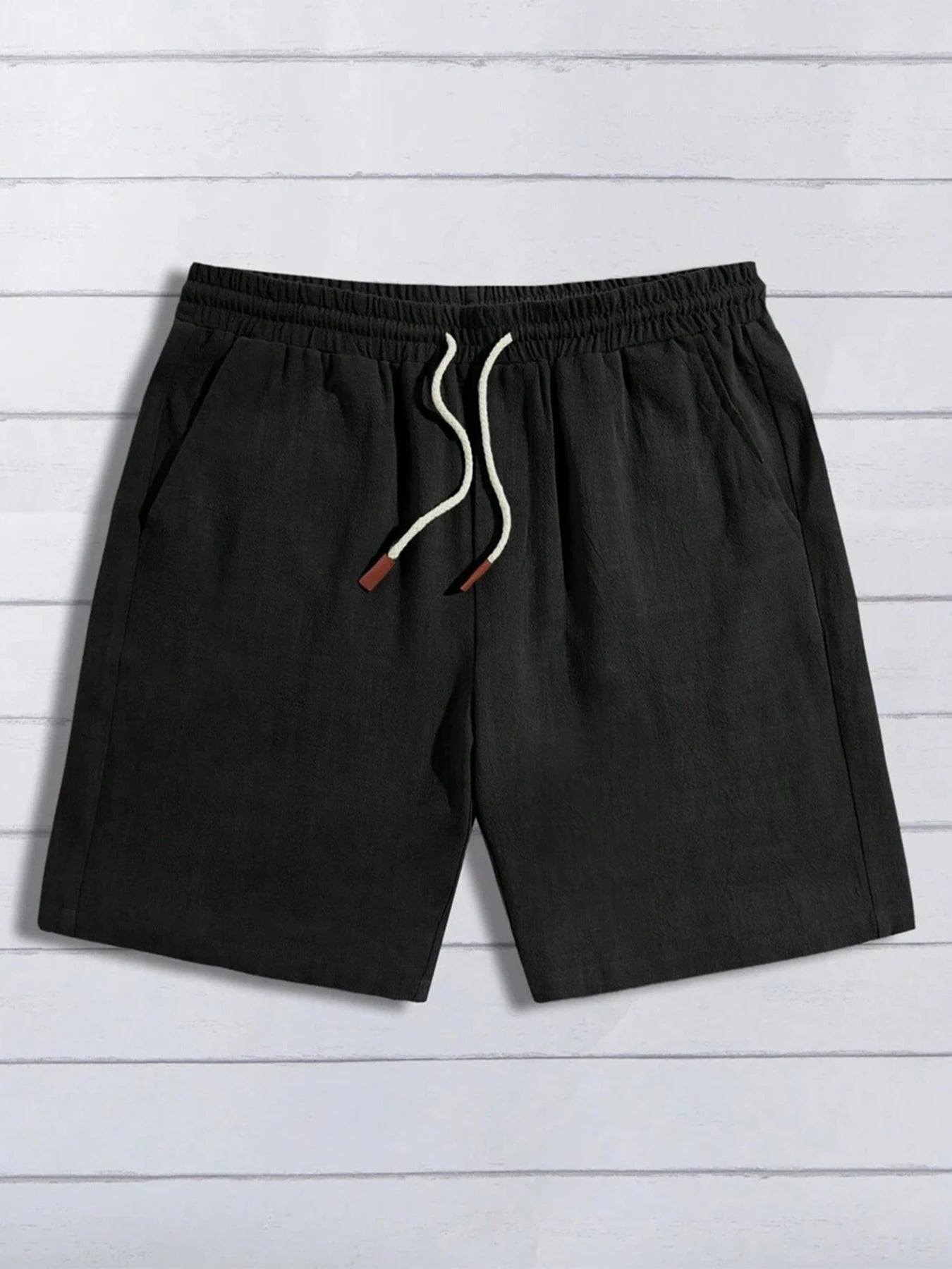 Drawstring Linen Shorts