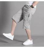 Cotton Cargo Knee Shorts