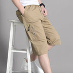 Cotton Cargo Knee Shorts