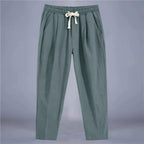 Knitted Cotton Drawstring Trousers