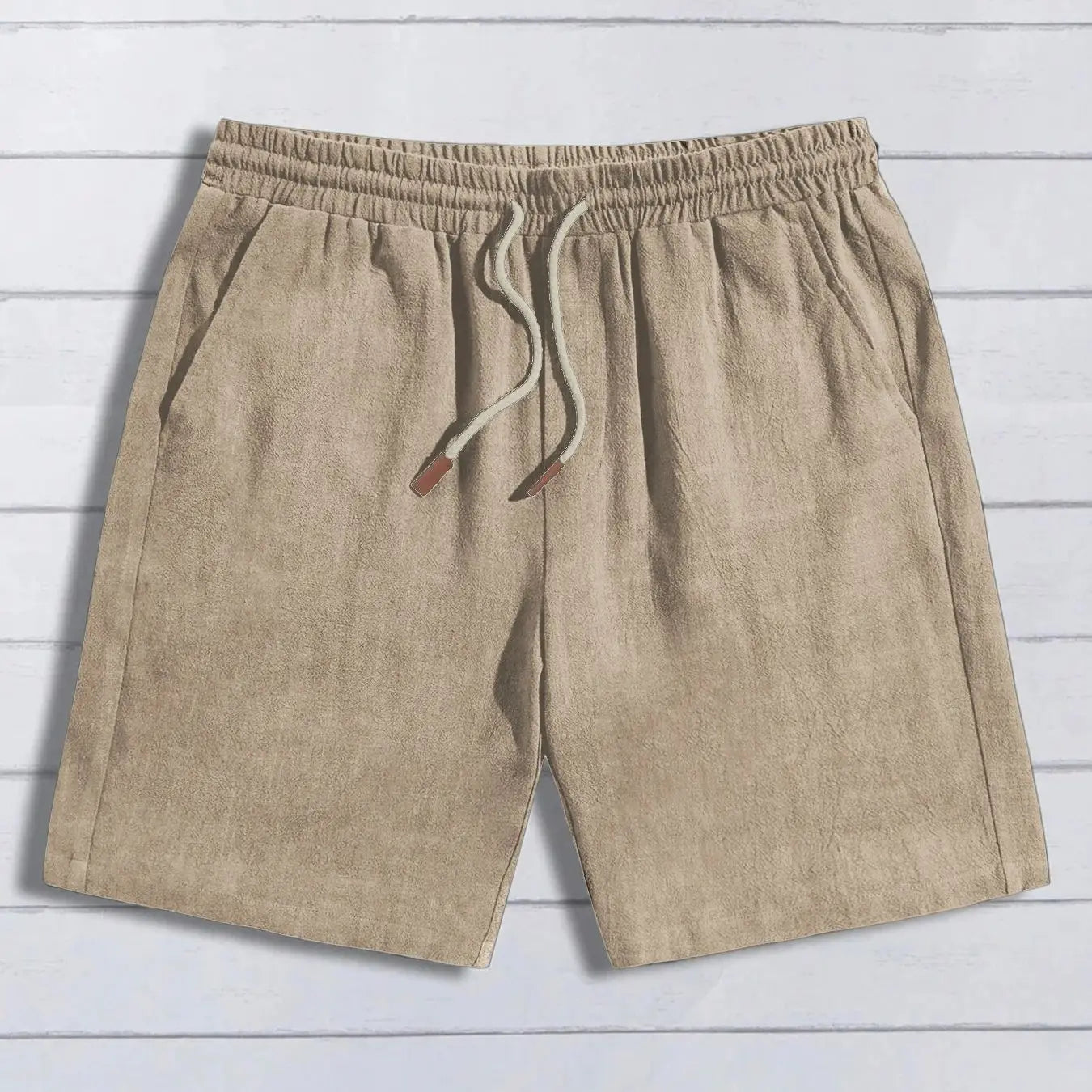Drawstring Linen Shorts