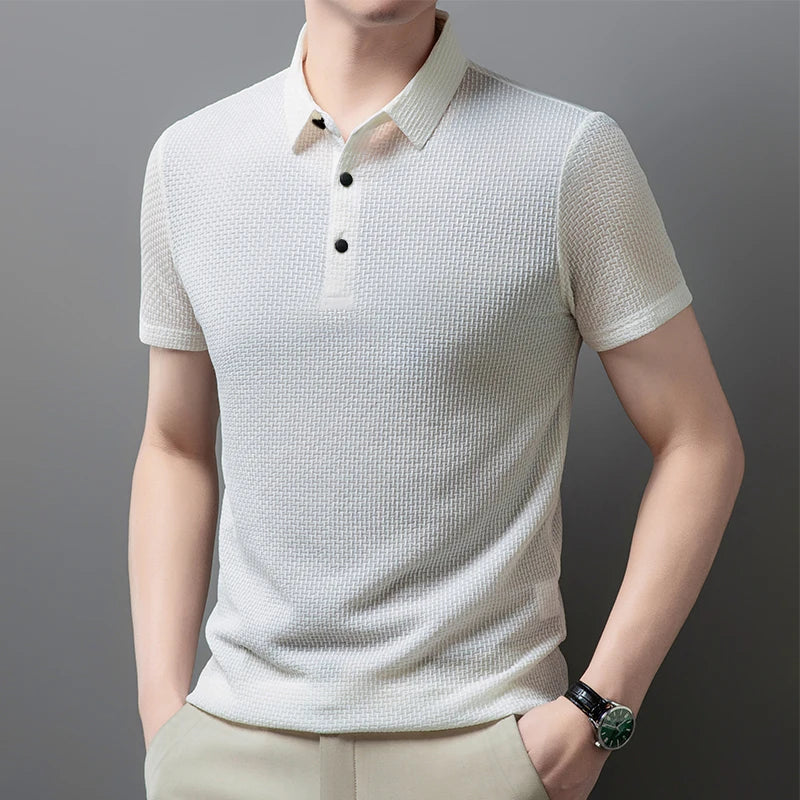 Structured Weave Polo