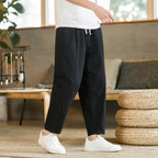 Knitted Cotton Drawstring Trousers