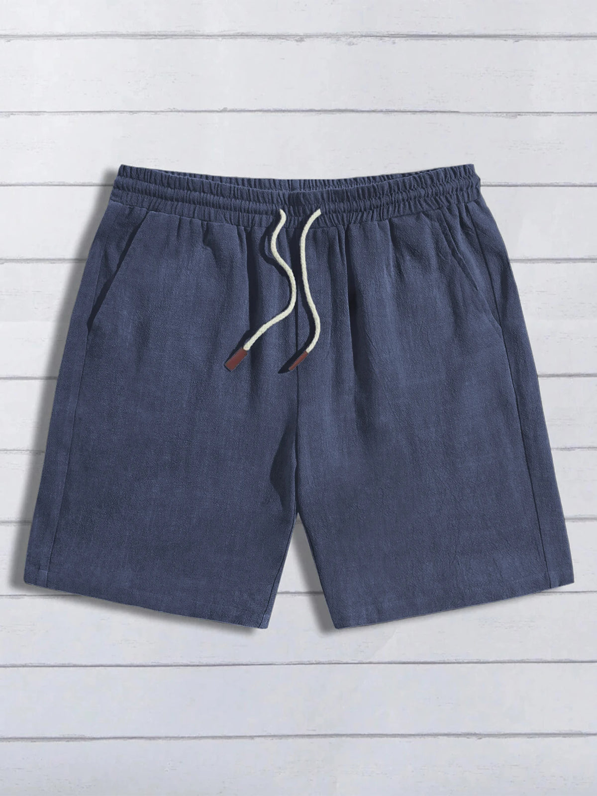 Drawstring Linen Shorts
