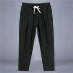 Knitted Cotton Drawstring Trousers