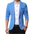 Textured Single-Breasted Blazer