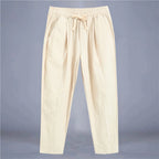 Knitted Cotton Drawstring Trousers